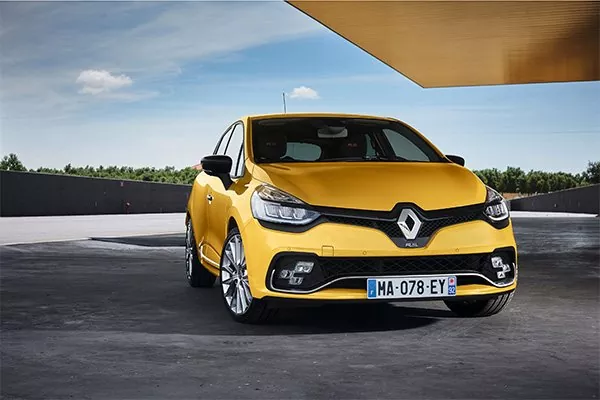 Der Renault Clio RS gelb